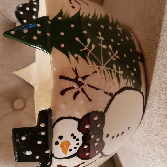 Expressly Yours Snowman Serving Bowl - Picture 3 of 5